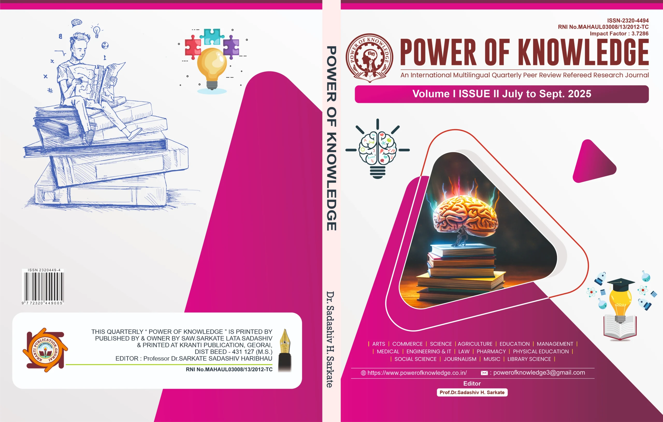 Power of Knowledge - International Multilingual Research Journal Cover